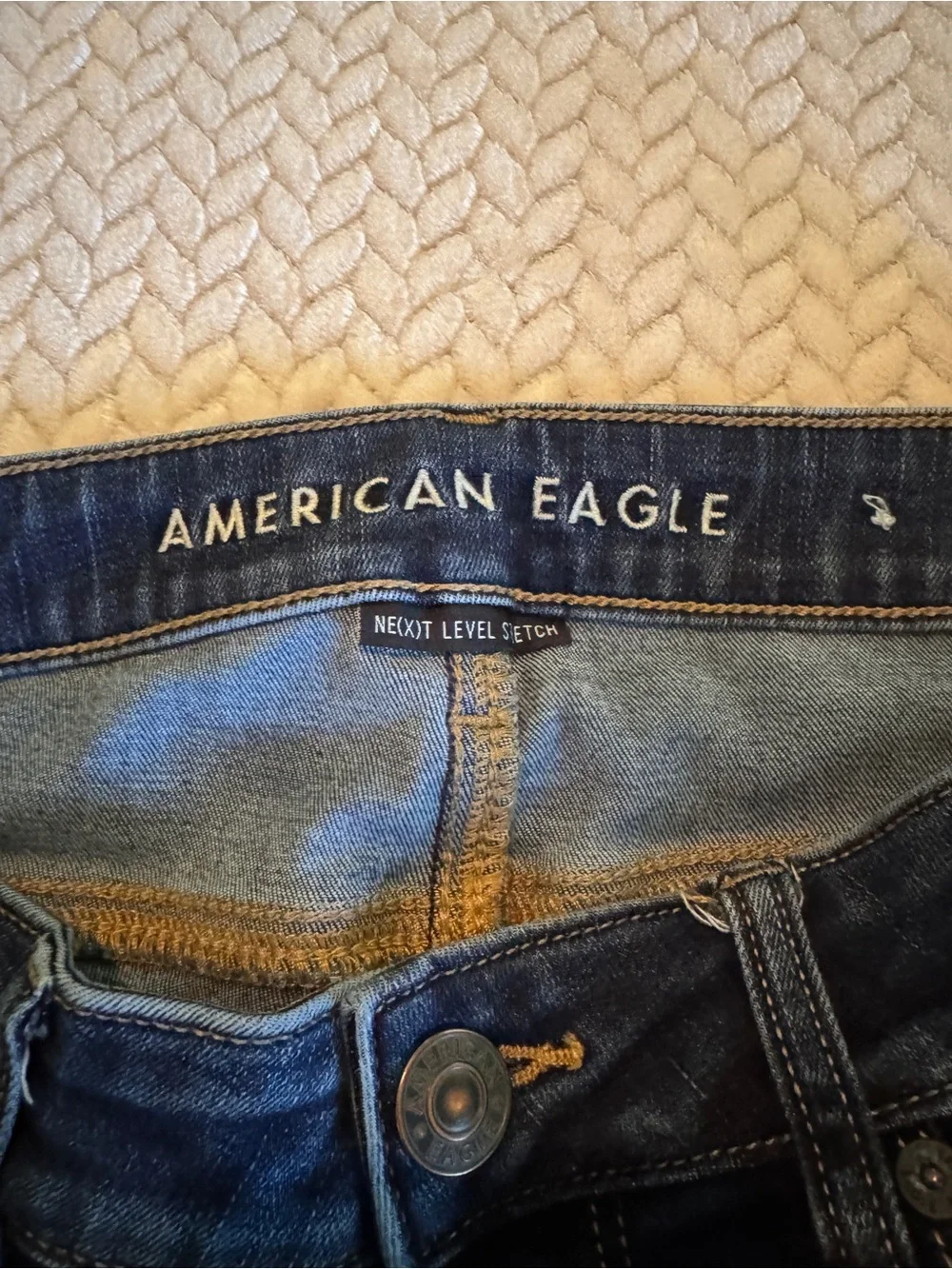 American‎ Eagle Outfitters Dark Blue Skinny Jeans Size 6
